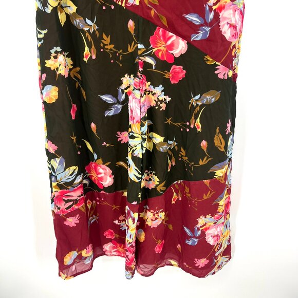 ASOS Floral Patchwork Sleeveless Wide Leg Jumpsuit Women's 10 - Picture 7 of 7